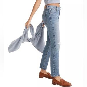 MADEWELL "THE PERFECT VINTAGE JEAN" High-Rise Jeans In "AINSDALE"